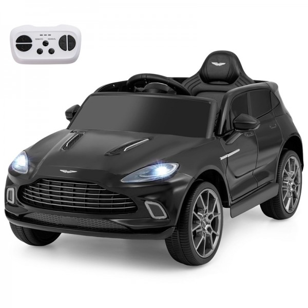 Elektrinis vaikiškas automobilis Aston Martin su garso signalu, muzika ir LED lemputėmis